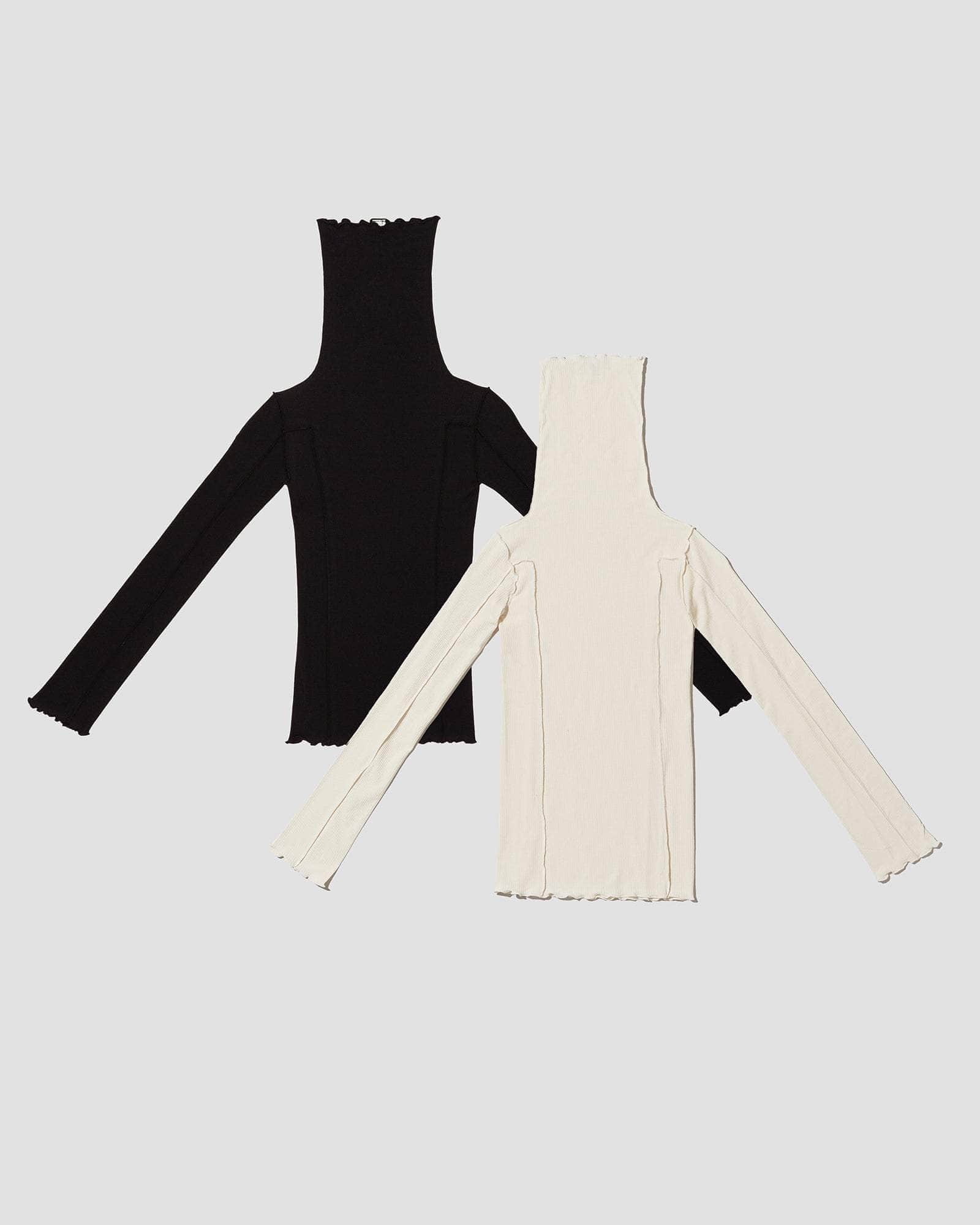 Pack - 2 Omato Turtleneck (Black / off white)