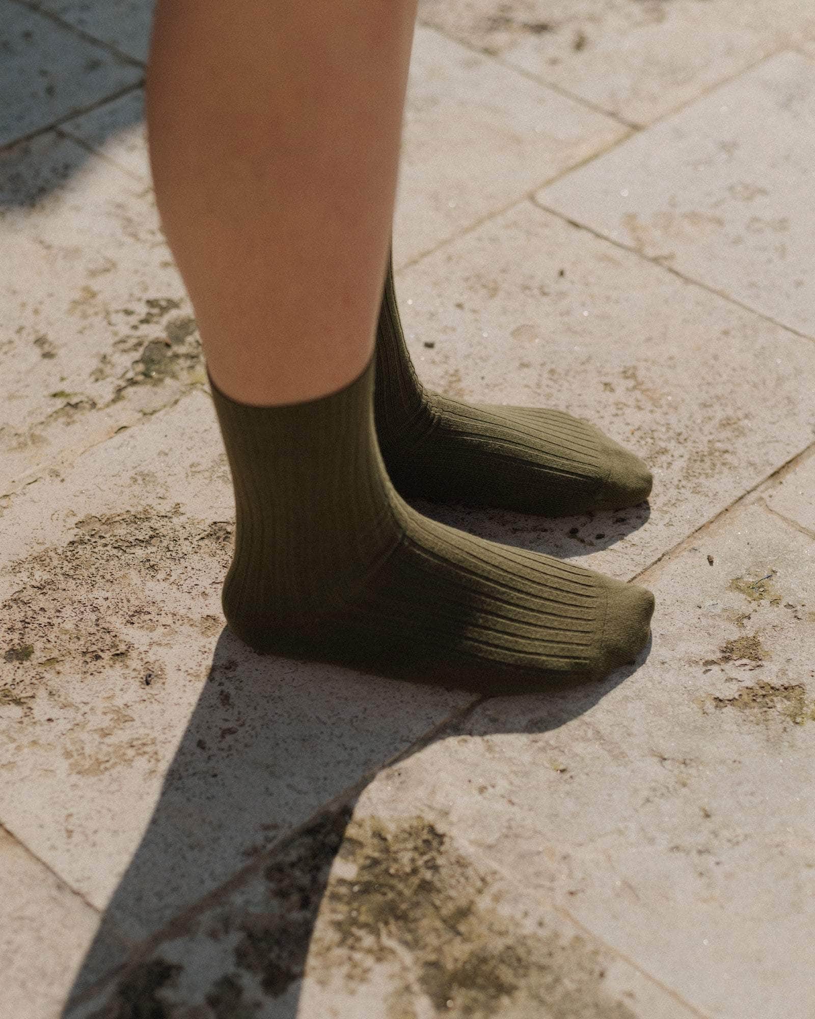 Rib Overankle Socks - Image 2